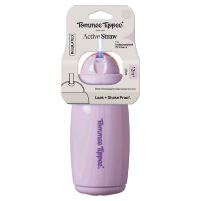 Tommee Tippee 266Ml Superstar Insulated Straw Cup, Leak & Shake-Proof Cup, 12M+