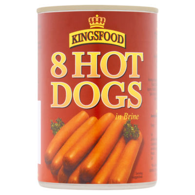 Kingsfood Lancaster 8 Hot Dogs In Brine 400G