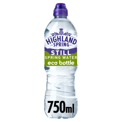 Highland Spring 100% Recycled Bottle* Still Spring Water 750ml