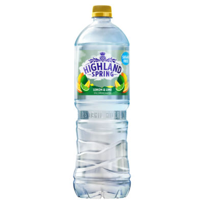 Highland Spring Lemon & Lime Still Flavoured Spring Water 1.25L