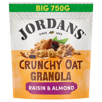 Jordans Crunchy Oat Granola Raisin & Almond Breakfast Cereal 750G