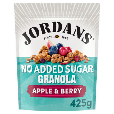 No Added Sugar Apple & Berry Granola Breakfast Cereal 425g