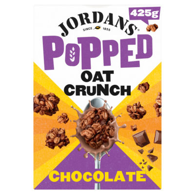 Jordans Popped Oat Crunch Cereal - Chocolate 425g