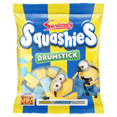 Swizzels Squashies Drumstick Banana & Blueberry Flavour 120g