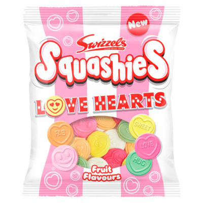 Swizzels Squashies Love Hearts 120g