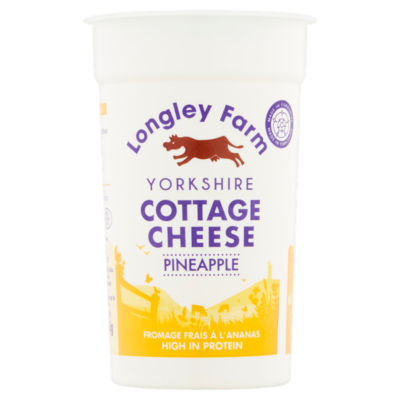 Longley Farm Yorkshire Pineapple Cottage Cheese 250g