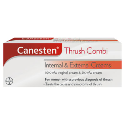 Canesten Thrush Combi Cream for Internal & External Use Combination