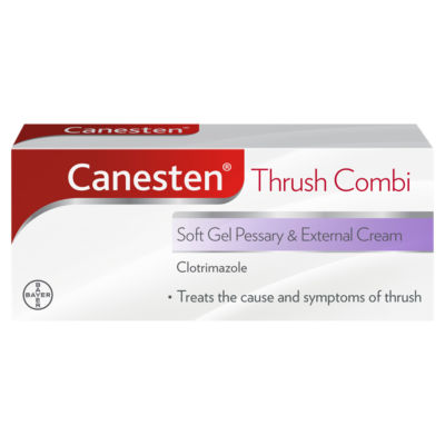 Canesten Thrush Combi Soft Gel Pessary & Cream Combination