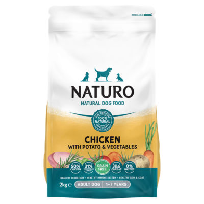 Naturo Grain Free Chicken With Potato & Vegetable 2Kg