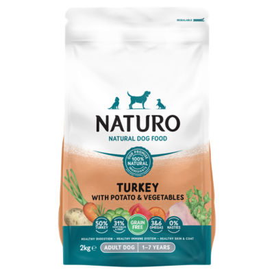 Naturo Grain Free Turkey & Potato With Vegetable 2Kg