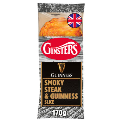 Ginsters Smoky Steak & Guinness Slice