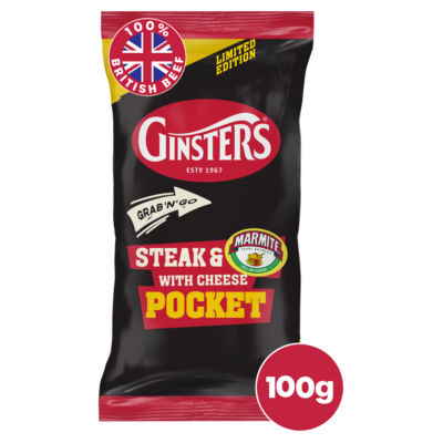 Limited Edition Steak & Marmite with Cheese Pocket 100g