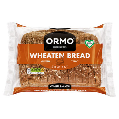 ORMO Sliced Wholemeal Wheaten Bread 400g