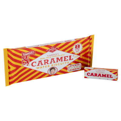 Tunnocks Milk Chocolate Caramel Wafer Biscuits Multipack, 240g