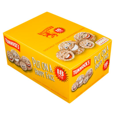 Tunnocks Snowballs Coconut Covered Marshmallows 18 x 30g