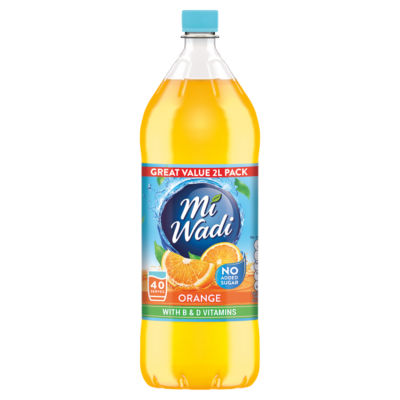 MiWadi Sugarfree Orange Squash 2Ltr