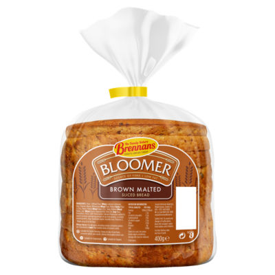 Brennans Brown Malted Bloomer Sliced Bread 400g
