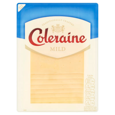 COLERAINE Mild Cheddar Cheese Slices 160G
