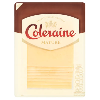 COLERAINE Mature Cheddar Cheese Slices 160 G