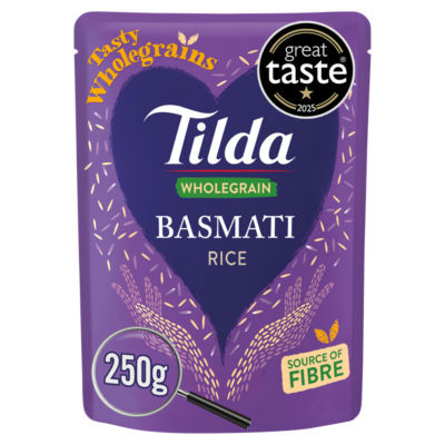 Tilda Brown Steamed Basmati Rice Classic 250G