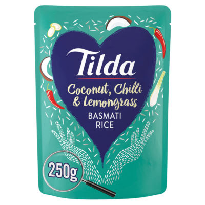 Tilda Coconut, Chilli & Lemongrass Basmati Rice 250g