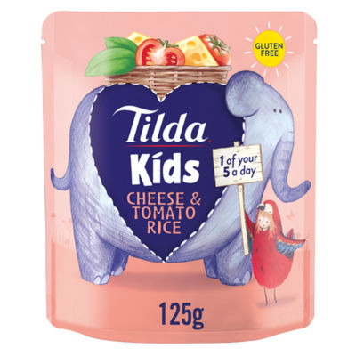 Tilda Kids Cheese & Tomato Rice 125G
