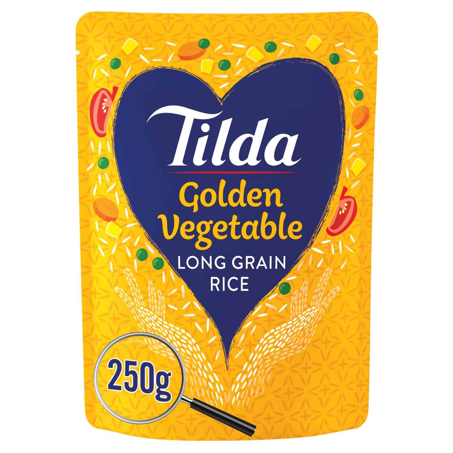 Tilda Classics Golden Vegetable Microwave Rice 250g