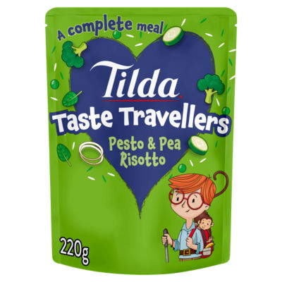 Tilda Kids Taste Travellers Pesto and Pea Risotto 220g