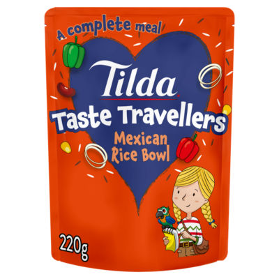 Tilda Kids Taste Travellers Mexican Rice Bowl 220g