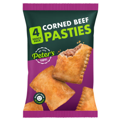 Peters Peter's Corned Beef Pasties 4 Pack