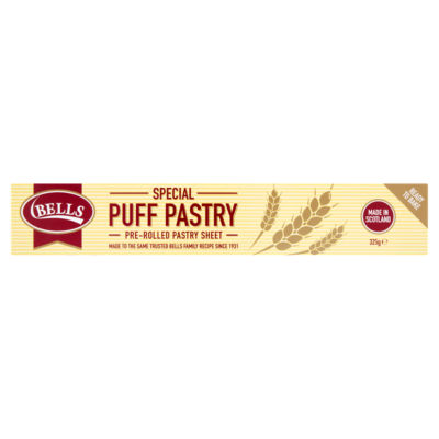 Bells Pre Rolled Puff Pastry Sheets 325G