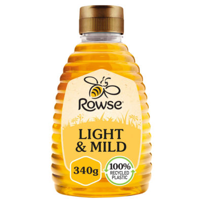 Rowse Squeezy Light & Mild Honey 340G