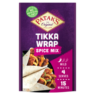 Pataks Tikka Wrap Spice Mix 25g.