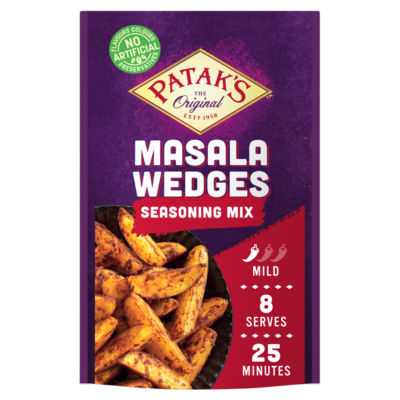 Pataks Masala Wedges Seasoning Mix 25g.