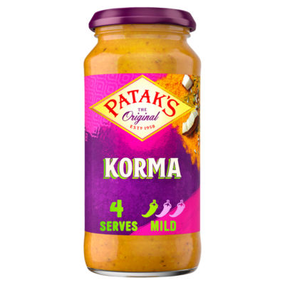 Pataks Mild Korma Sauce 450G