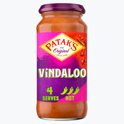 Patak's Vindaloo Curry Sauce 450G