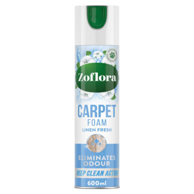 Zoflora Carpet Fresh & Care Foam Linen Fresh 600ml