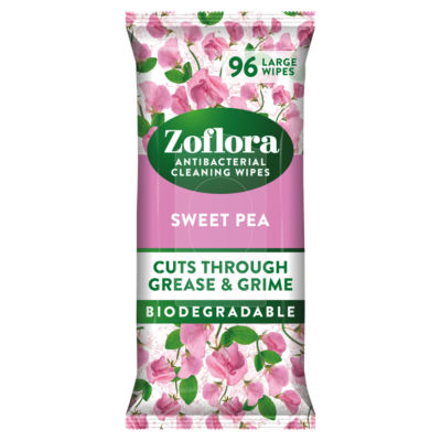 Zoflora 96 Sweet Pea Large Wipes