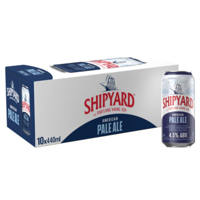 Shipyard American Pale Ale Beer Cans 10 x 440ml