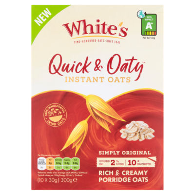 WhiteS White's Quick & Oaty Instant Oats Simply Original 300G