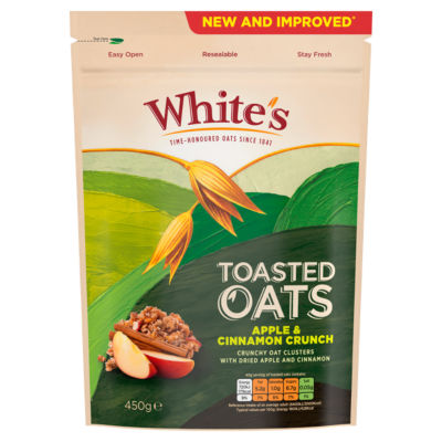 WhiteS White's Toasted Oats - Apple & Cinnamon Crunch 450g