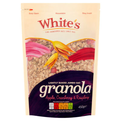 WhiteS Fruit & Seed Granola 450G