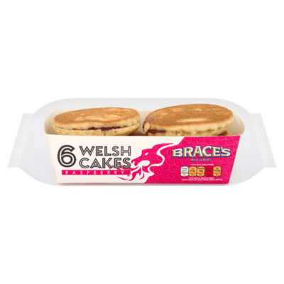 Braces Family Bread 6 Raspberry Jam Welsh Cakes