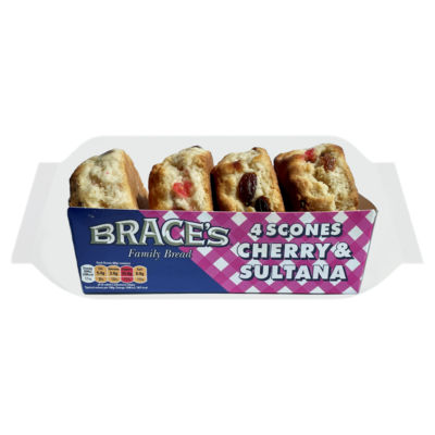 Braces 4 Scones Cherry & Sultana