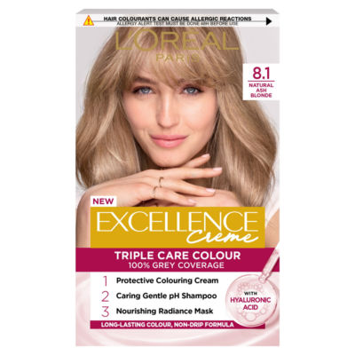 L'Oréal Paris L'Oreal Paris Excellence Core 8.1 Natural Ash Blonde Permanent Hair Dye
