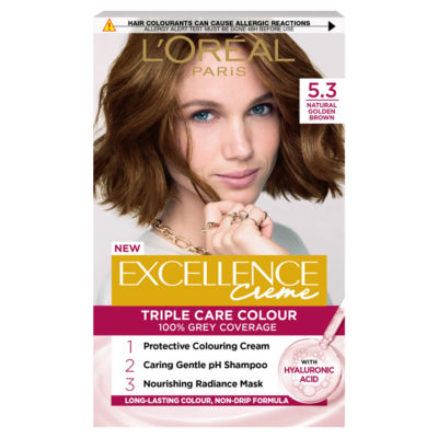 L'Oréal Excellence L'Oreal Paris Excellence Creme 5.3 Natural Golden Brown Permanent Hair Dye