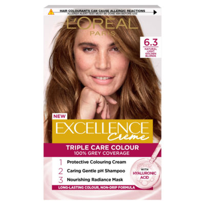 L’oréal Paris L'oreal Paris Excellence Creme Triple Care Creme Colour 6.3 Natural Light Golden Brown - Image 7