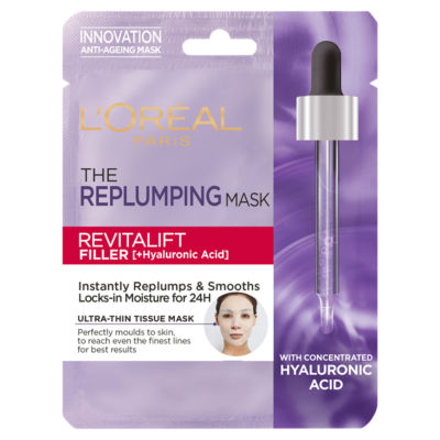 L'oreal Paris L'oreal Paris Revitalift Filler Hyaluronic Acid Replumping Tissue Mask