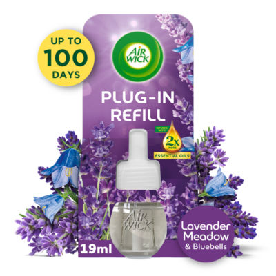 Air Wick Plug In Refill, Lavender Meadow & Bluebells Air Freshener, 19Ml