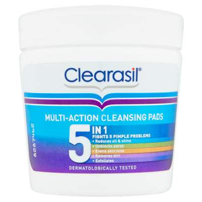 Clearasil Multi-Action Cleansing Pads 5 In 1 65 Pads
